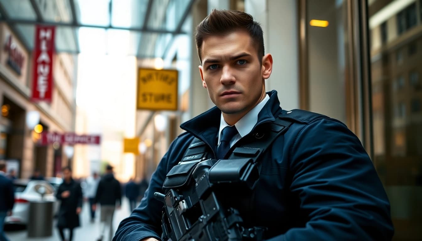HKSSC Bodyguard Service providing professional security in an urban environment, ensuring safety.