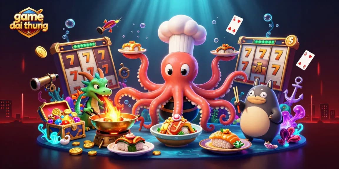 Engage in game bai doi thuong with a vibrant scene showcasing dynamic characters and exciting gaming elements.