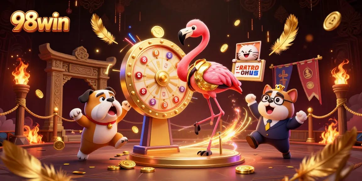 Engage in thrilling gameplay at 98win with an interactive game show scene.