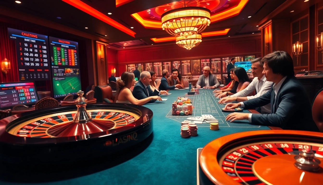 Engage in exciting online gambling activities with a scene showcasing vibrant tables and betting interfaces at https://s8s.reviews/.