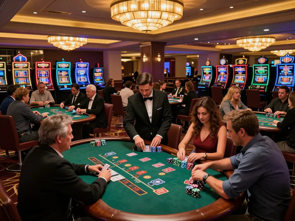 CM88 casino action at vibrant blackjack tables highlighting strategic gameplay and excitement