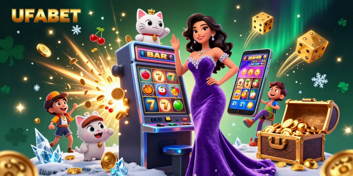 Win big with UFABET in this vibrant casino scene bursting with excitement and game features.