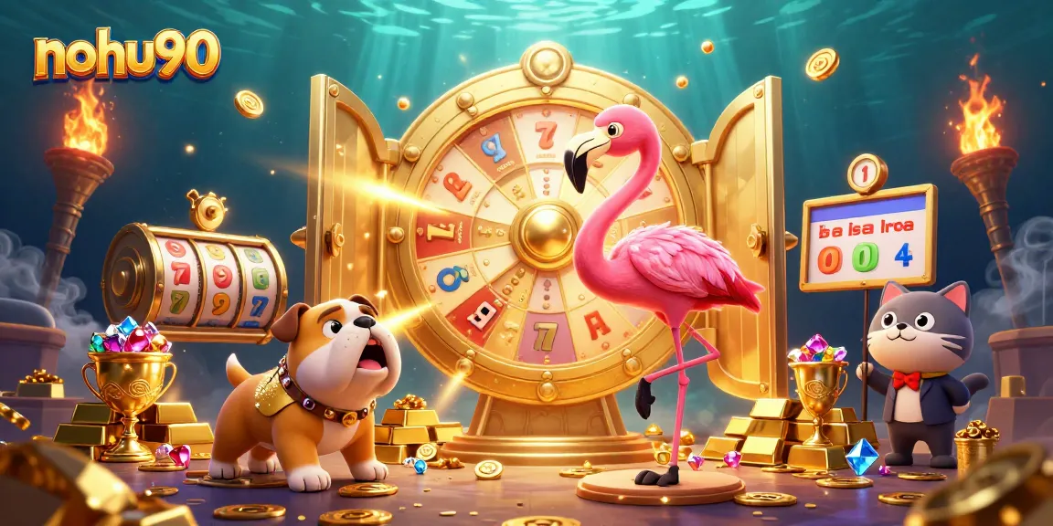Experience thrilling jackpots with nohu90 in this dynamic slot game scene!