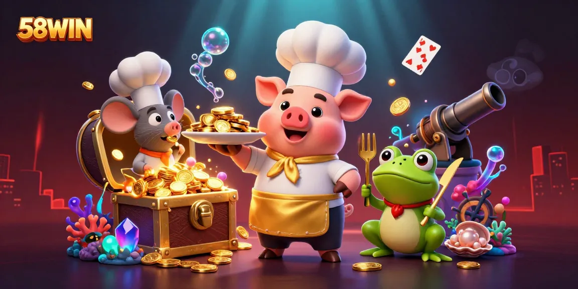 Join the fun at 58WIN to win gold coins in a vibrant casino adventure!