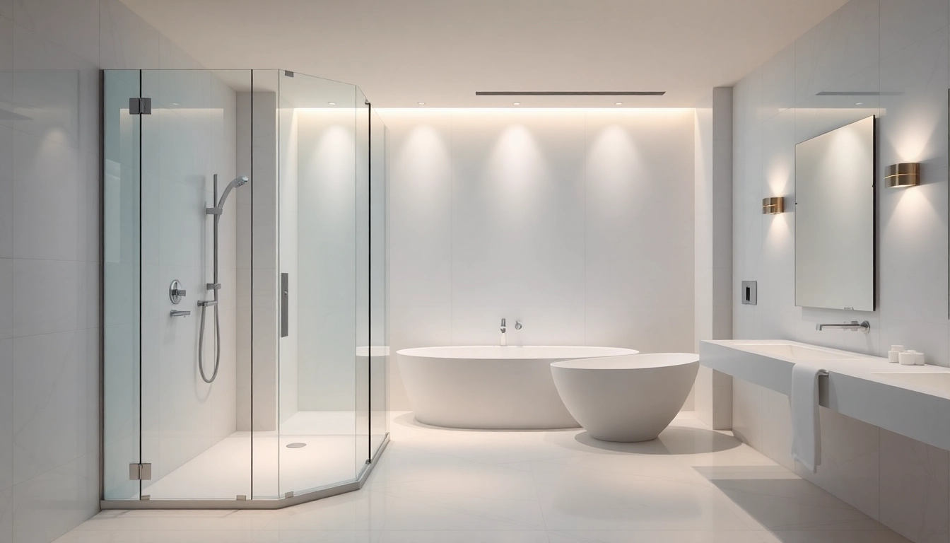 Experience the beauty of elegant showers that enhance luxury and style in a modern bathroom.