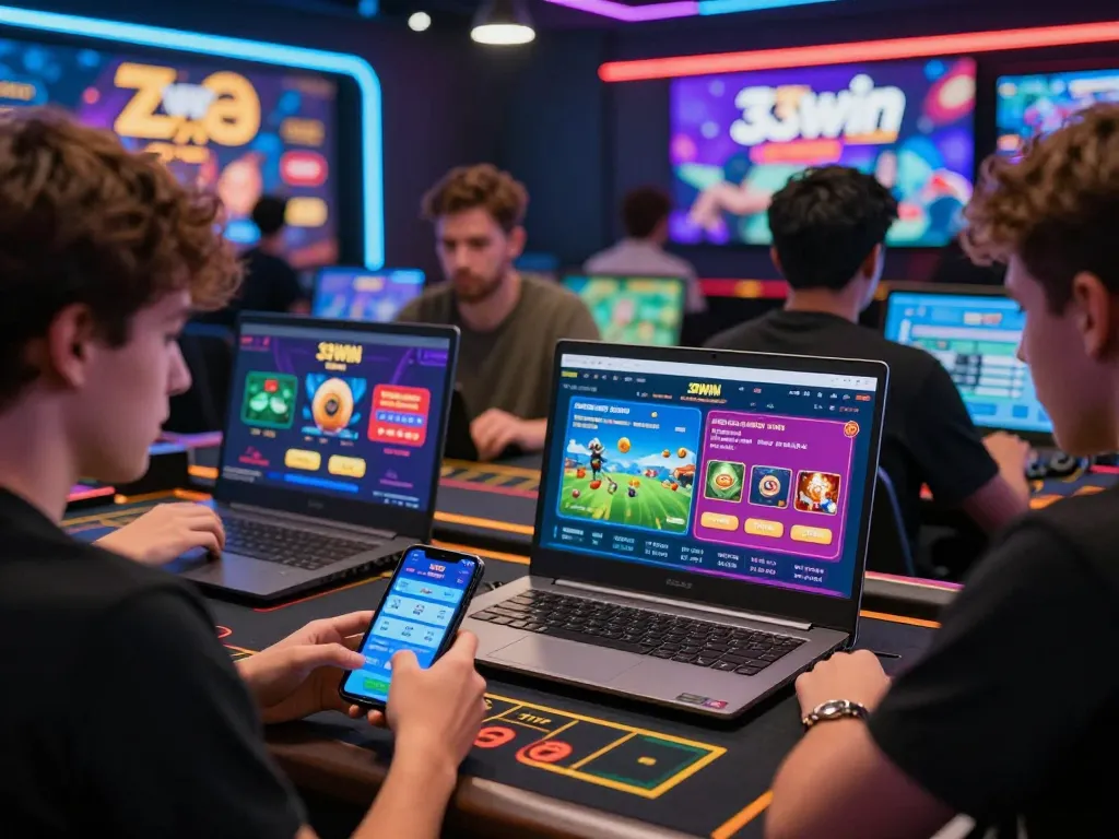 Dynamic online betting activities on the 33win com platform showcasing vibrant engagement and real-time promotions.