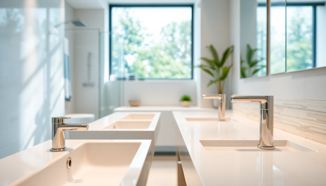 Steinhard Sanitärprodukte von sonni sanitär in einem modernen Badezimmerdesign.