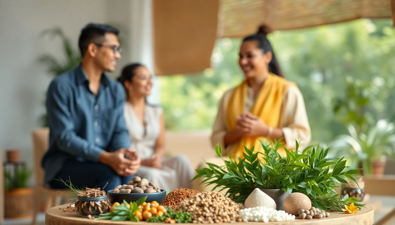Engage in Ayurveda Consultation with skilled professionals in a serene environment.