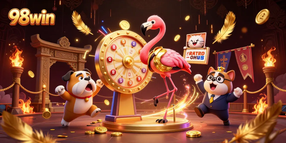 Engage in thrilling gameplay at 98win with an interactive game show scene.