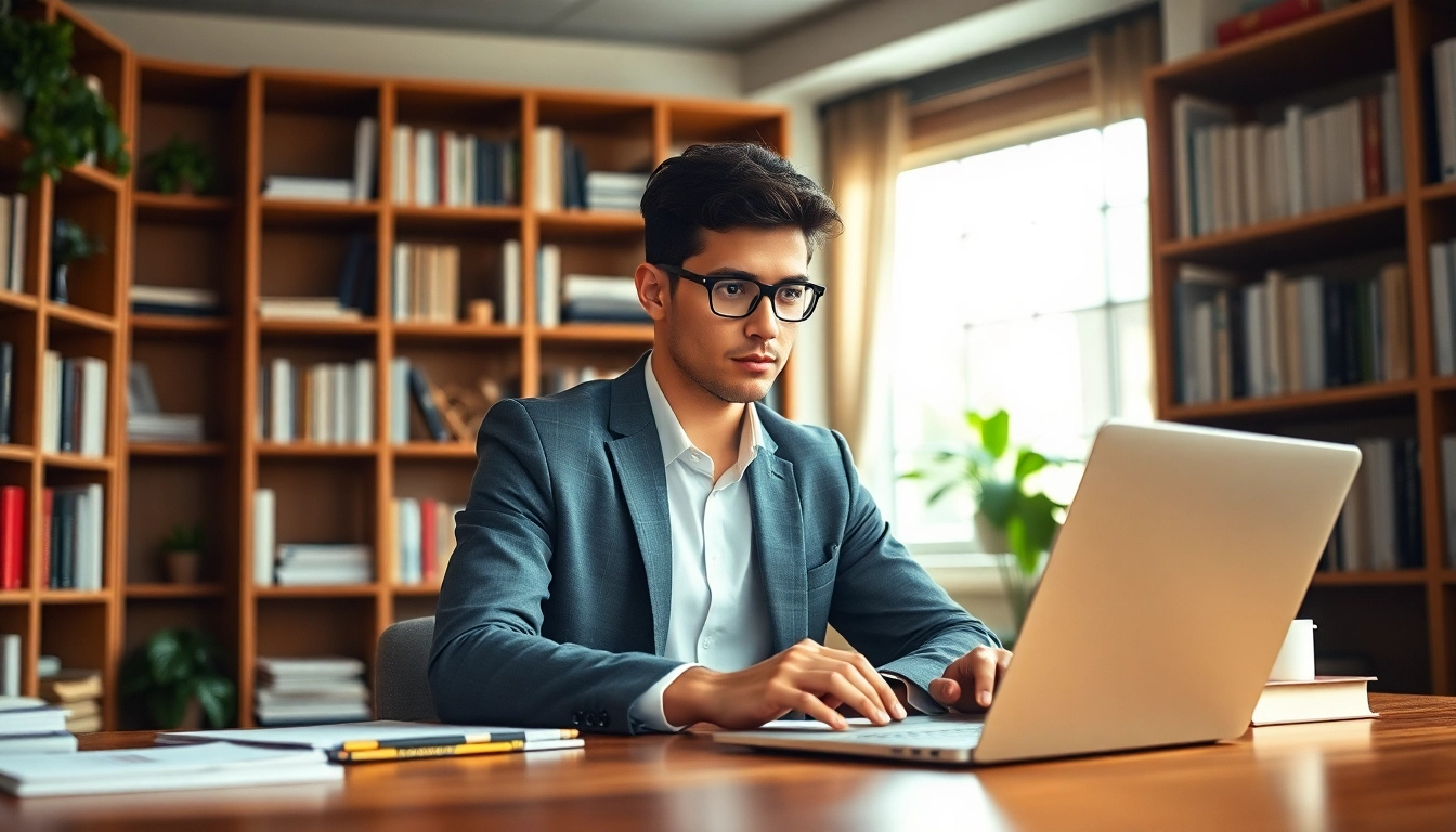 Pay someone to take GRE for me: A focused student at a desk, studying hard.