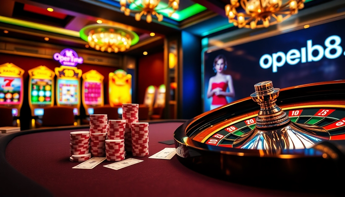 Play poker and win big at open88 casino with vibrant slots and roulette.