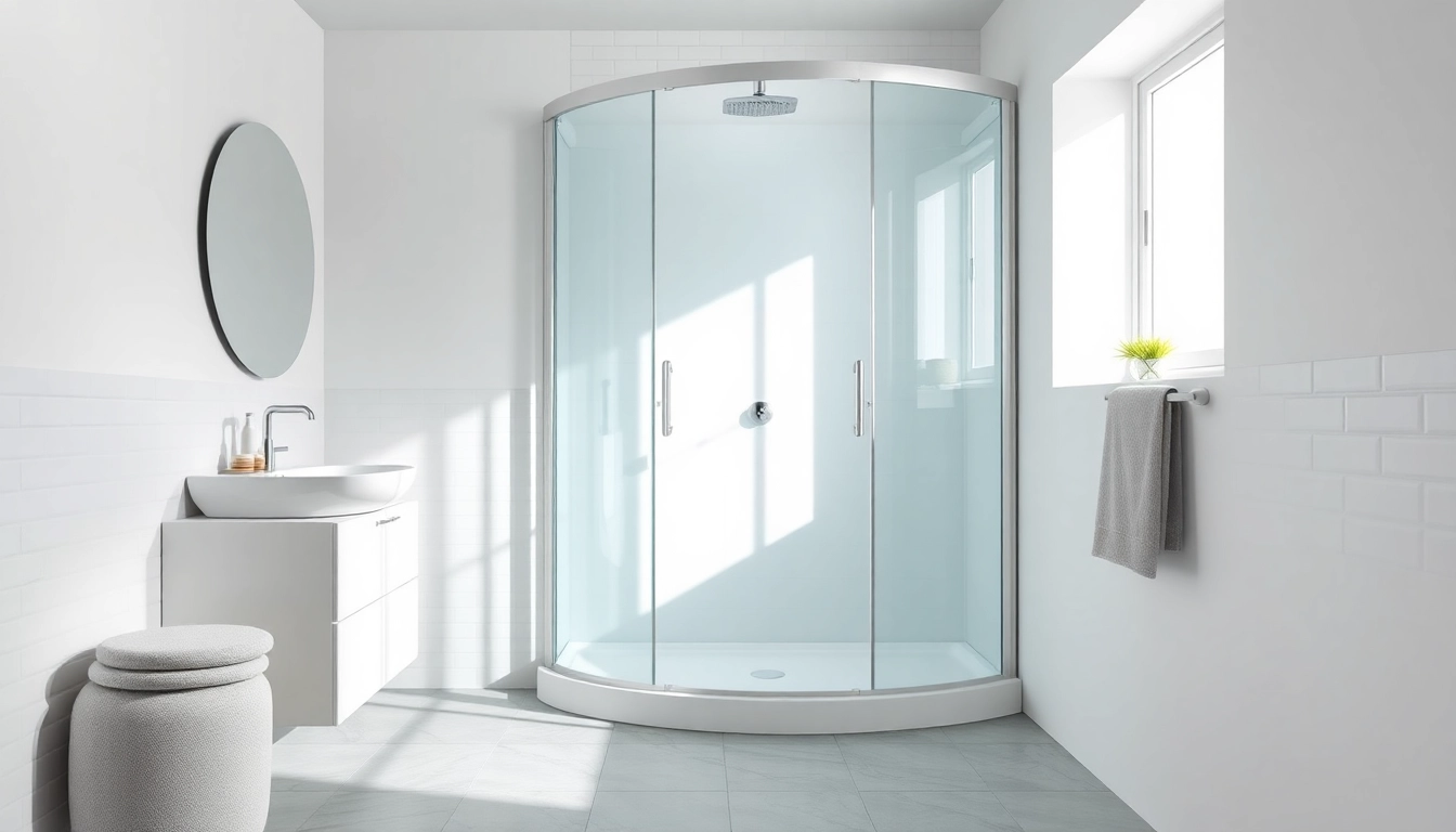 Schön gestaltete sonni Duschkabine 90x90 in modernem Badezimmer mit eleganten Details.