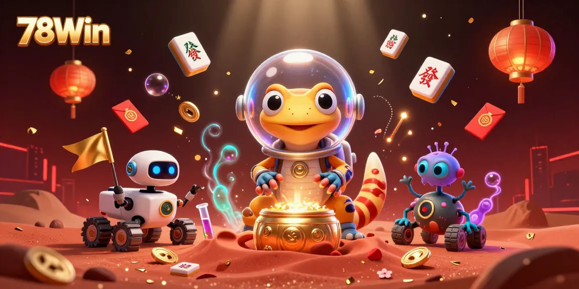 Experience thrilling gameplay at 78Win as the Martian gecko discovers a golden casino!