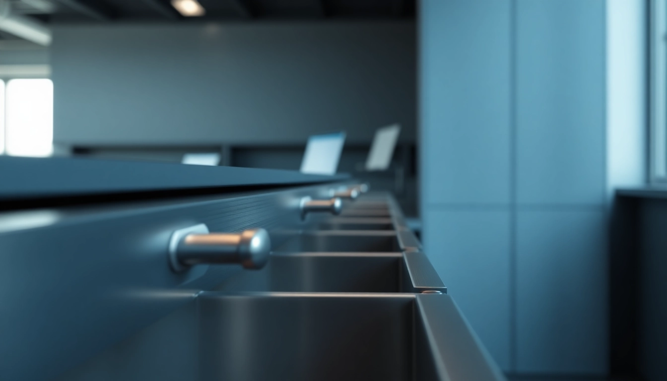 Showcasing a seamless metal drawer system designed for modern organization and functionality.