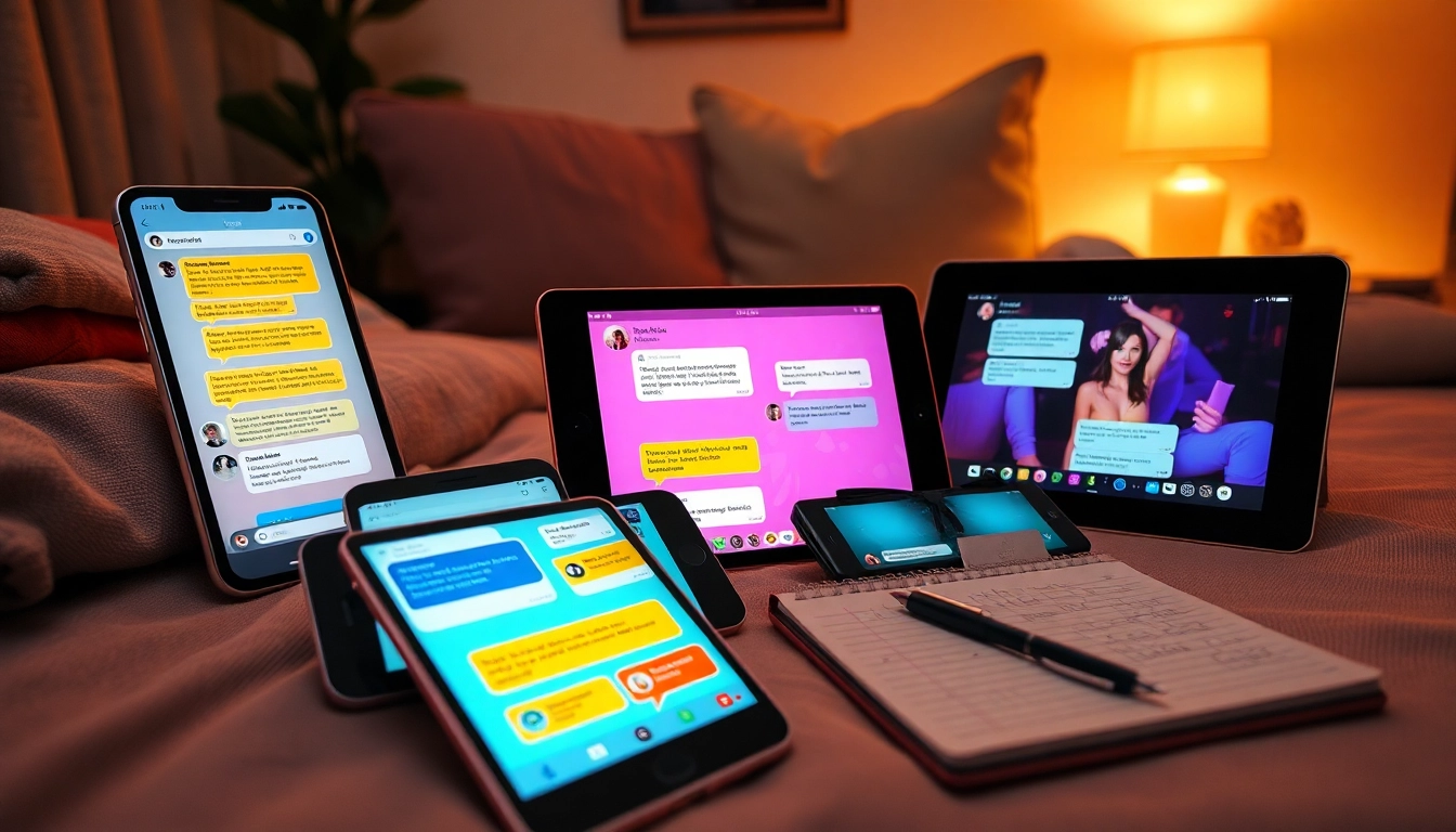 Experience engaging NSFW chat AI interactions on modern devices in a cozy setting.