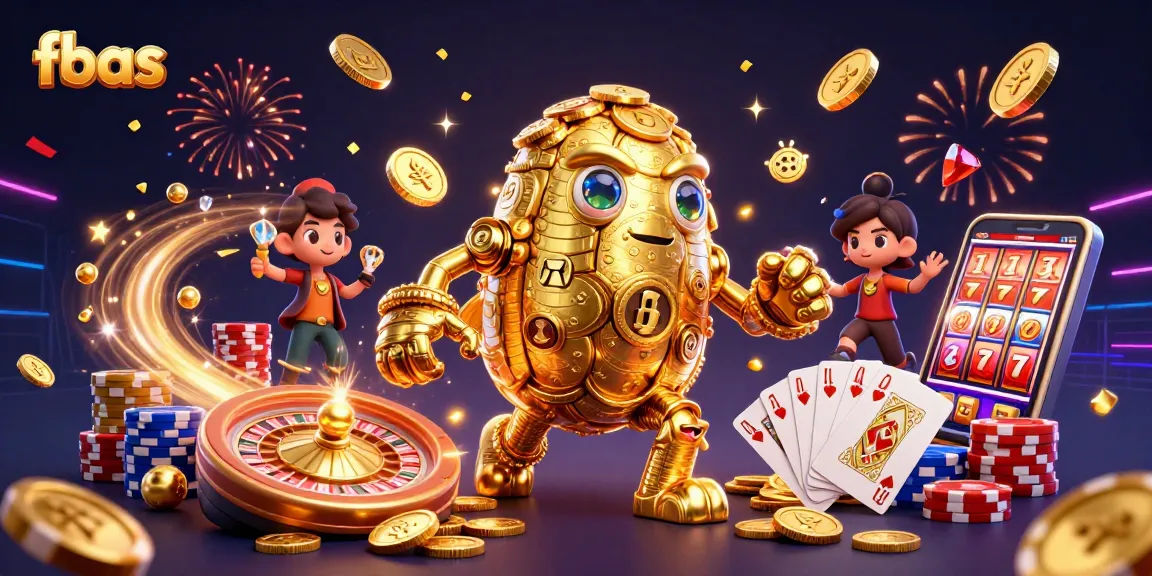 Experience thrilling moments at fbas with a vibrant casino scene full of winning symbols and exciting game elements.