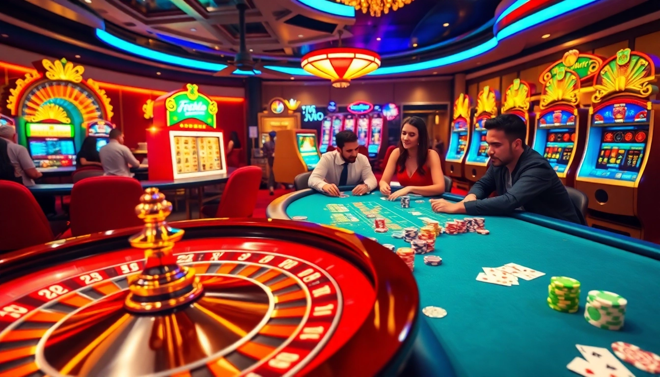 Experience the electrifying atmosphere of gambling at https://mm88.observer/ with vibrant casino elements and players in action.