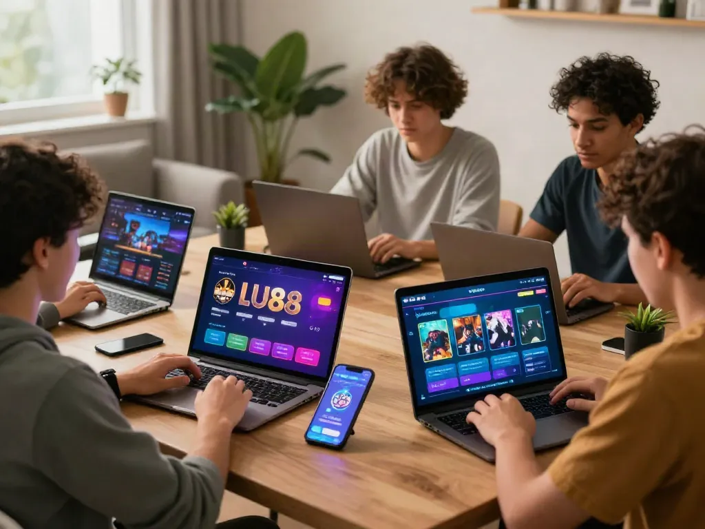 Exciting gambling experience on LU88 platform showcasing online gaming activities.