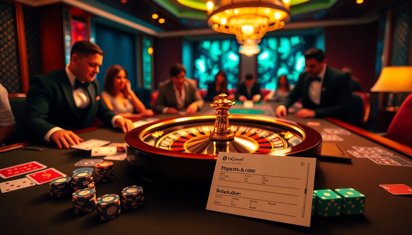 Experience the thrill at https://tt88a.uk.com/ with an exciting casino game scene featuring roulette.