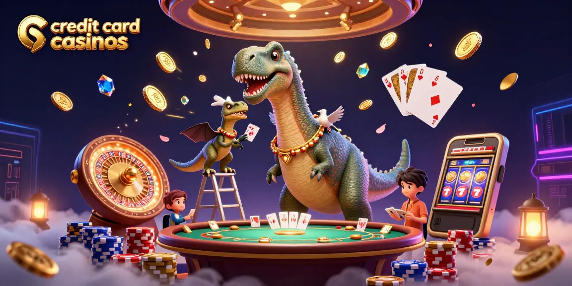 Experience the excitement at credit card casinos with vibrant 3D characters and rich game elements.