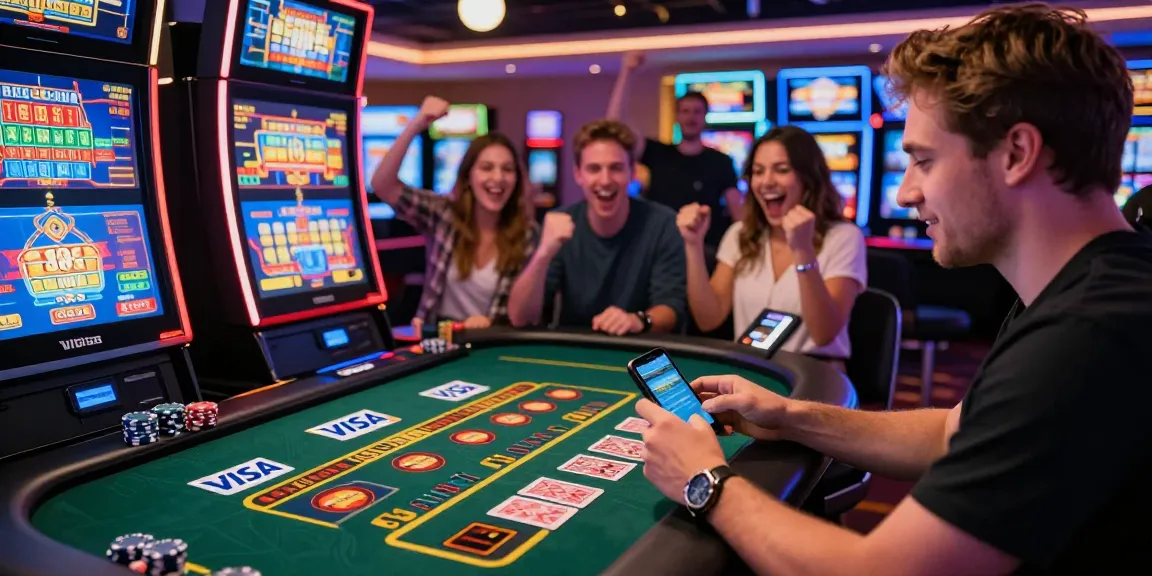 Engaging player at a credit card casino using Visa and Mastercard for deposits, capturing the thrill of online gambling at https://scoarch.org.uk.
