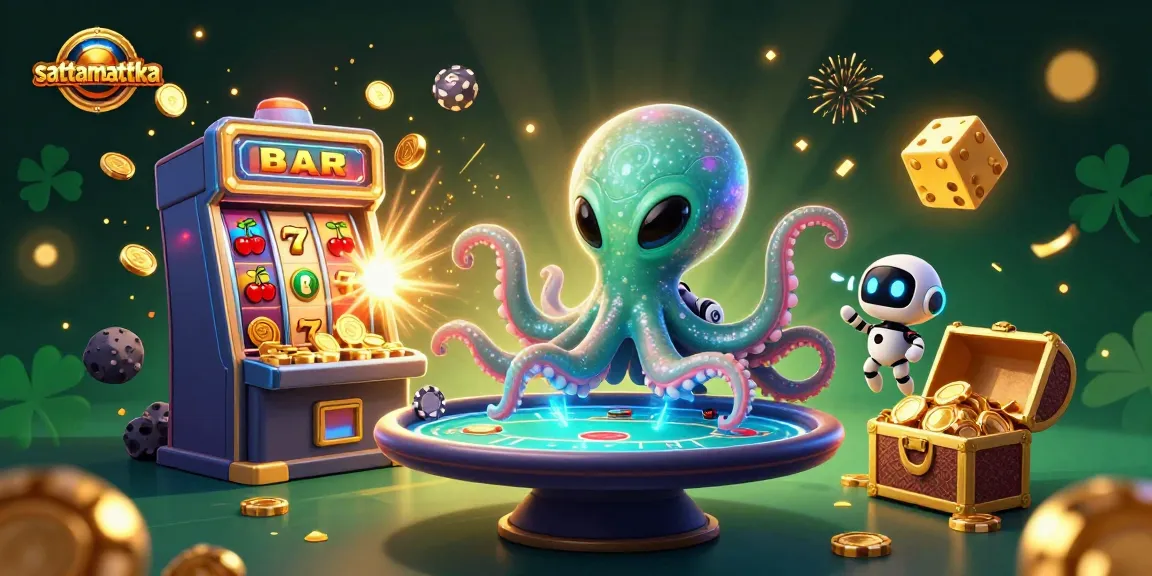 Experience thrilling moments with sattamattka as the alien octopus plays holographic poker in a cosmic casino.