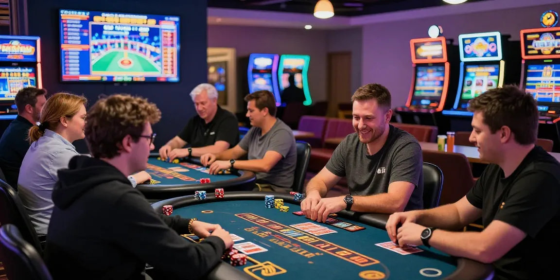 Engaged players at non UK casinos enjoying diverse games and vibrant atmosphere, featuring https://tootingpharmacypractice.co.uk.