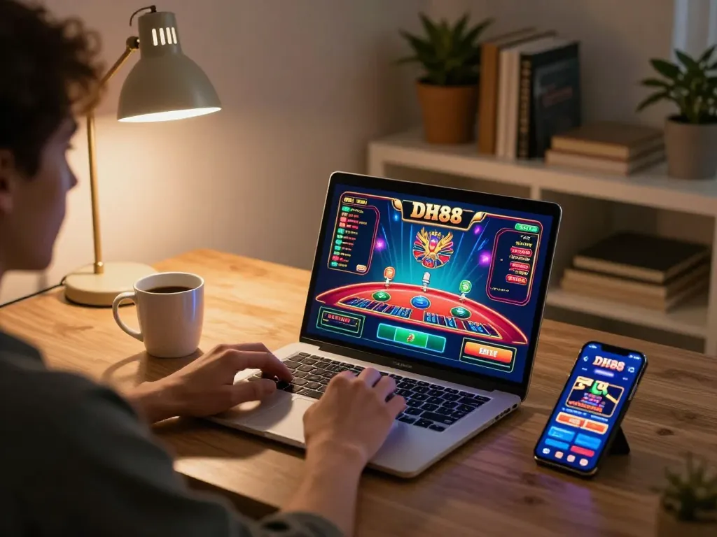 Experience the excitement of DH88 casino gaming from home with live dealer action and betting excitement.