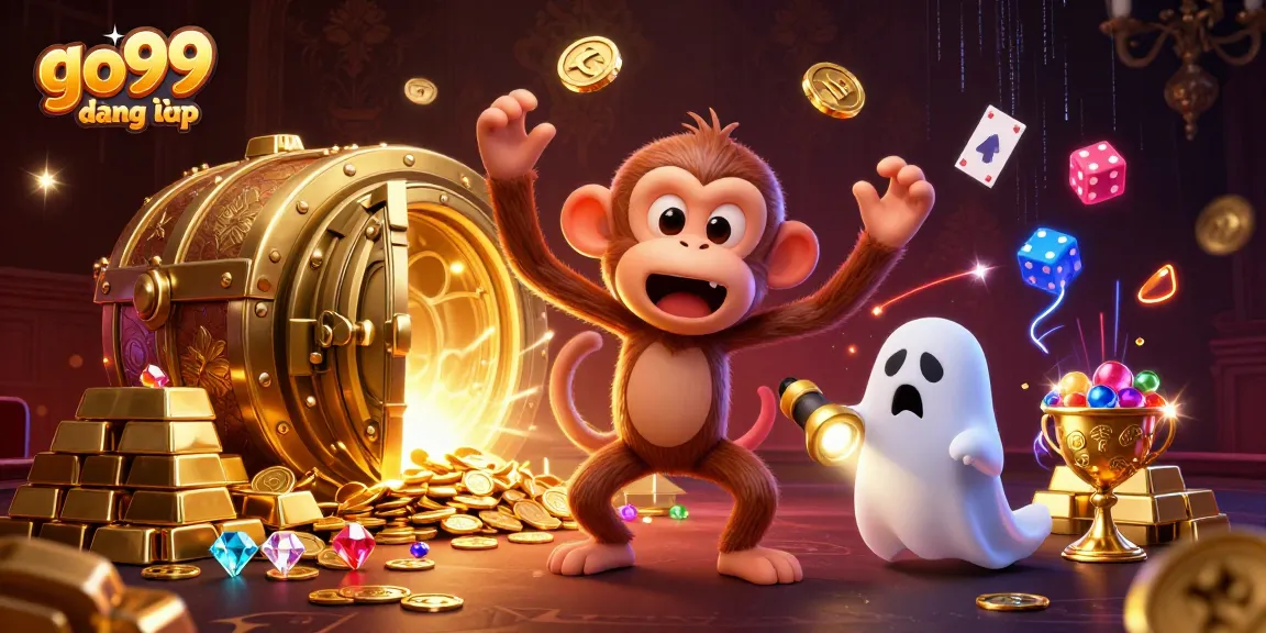 Engage with go99 đăng nhập at the haunted casino filled with gold treasures and playful spirits.